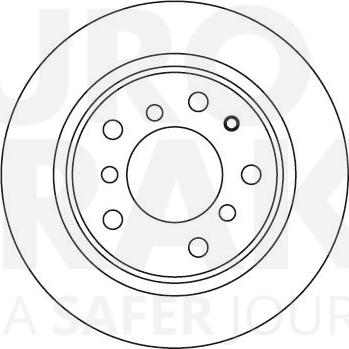 Eurobrake 5815201503 - Bremžu diski autodraugiem.lv