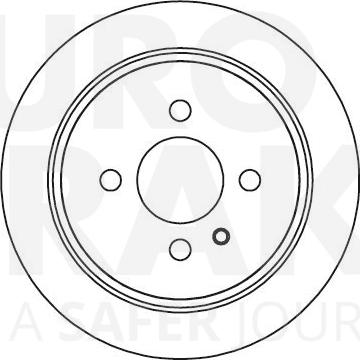 Eurobrake 5815201573 - Bremžu diski autodraugiem.lv