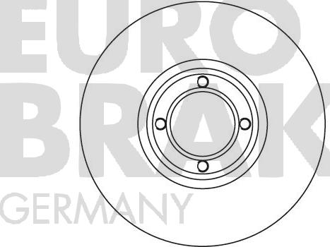 Eurobrake 5815201210 - Bremžu diski autodraugiem.lv