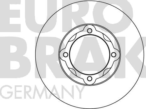 Eurobrake 5815203001 - Bremžu diski autodraugiem.lv