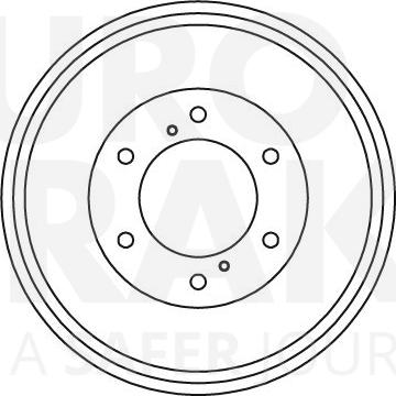 Eurobrake 5825262204 - Bremžu trumulis autodraugiem.lv