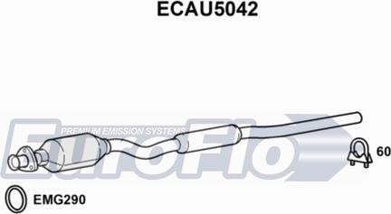 EuroFlo ECAU5042 - Katalizators autodraugiem.lv