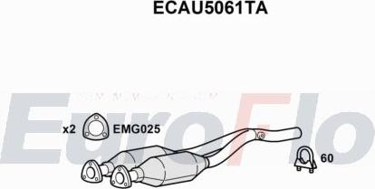 EuroFlo ECAU5061TA - Katalizators autodraugiem.lv