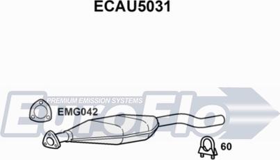 EuroFlo ECAU5031 - Katalizators autodraugiem.lv