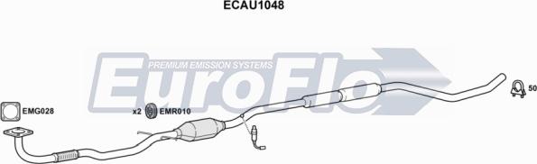 EuroFlo ECAU1048 - Katalizators autodraugiem.lv