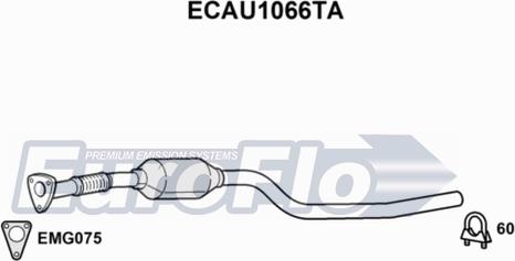 EuroFlo ECAU1066TA - Katalizators autodraugiem.lv