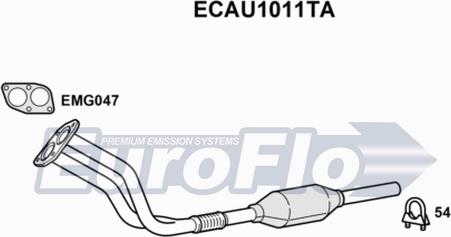 EuroFlo ECAU1011TA - Katalizators autodraugiem.lv