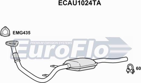 EuroFlo ECAU1024TA - Katalizators autodraugiem.lv