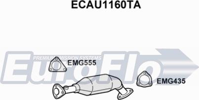 EuroFlo ECAU1160TA - Katalizators autodraugiem.lv
