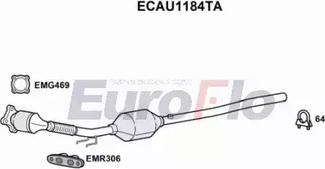 EuroFlo ECAU1184TA - Katalizators autodraugiem.lv