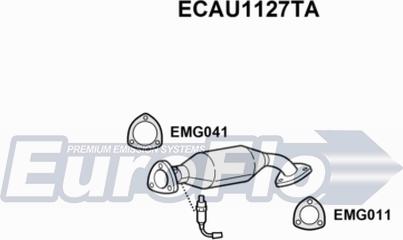 EuroFlo ECAU1127TA - Katalizators autodraugiem.lv