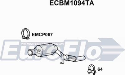 EuroFlo ECBM1094TA - Katalizators autodraugiem.lv