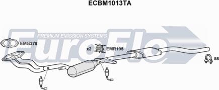 EuroFlo ECBM1013TA - Katalizators autodraugiem.lv