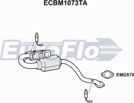 EuroFlo ECBM1073TA - Katalizators autodraugiem.lv