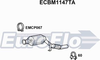 EuroFlo ECBM1147TA - Katalizators autodraugiem.lv