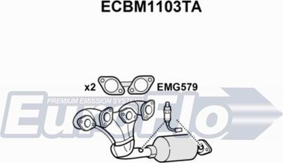 EuroFlo ECBM1103TA - Katalizators autodraugiem.lv