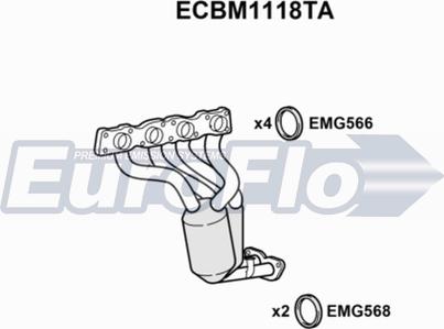 EuroFlo ECBM1118TA - Katalizators autodraugiem.lv