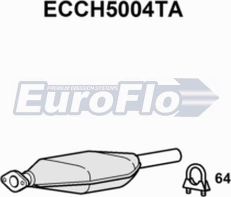 EuroFlo ECCH5004TA - Katalizators autodraugiem.lv
