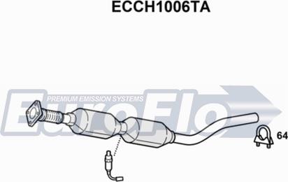 EuroFlo ECCH1006TA - Katalizators autodraugiem.lv