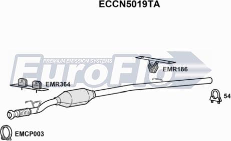 EuroFlo ECCN5019TA - Katalizators autodraugiem.lv