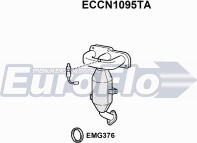 EuroFlo ECCN1095TA - Katalizators autodraugiem.lv