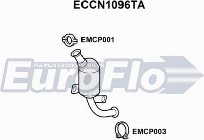 EuroFlo ECCN1096TA - Katalizators autodraugiem.lv