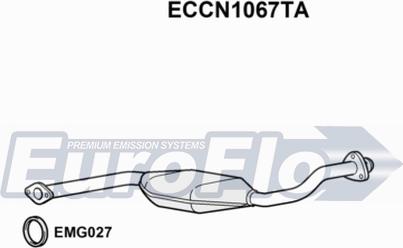 EuroFlo ECCN1067TA - Katalizators autodraugiem.lv