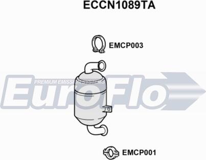 EuroFlo ECCN1089TA - Katalizators autodraugiem.lv