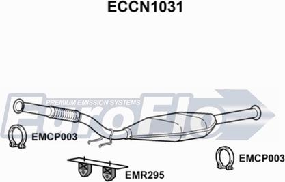 EuroFlo ECCN1031 - Katalizators autodraugiem.lv