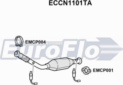 EuroFlo ECCN1101TA - Katalizators autodraugiem.lv