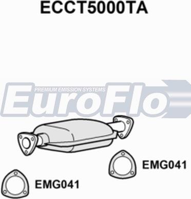 EuroFlo ECCT5000TA - Katalizators autodraugiem.lv