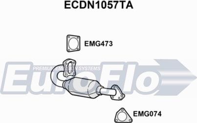 EuroFlo ECDN1057TA - Katalizators autodraugiem.lv