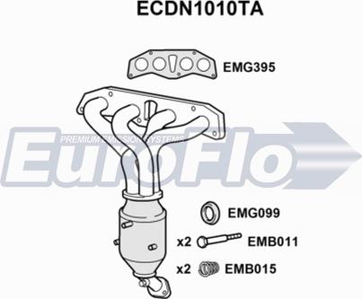 EuroFlo ECDN1010TA - Katalizators autodraugiem.lv