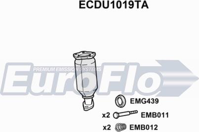 EuroFlo ECDU1019TA - Katalizators autodraugiem.lv