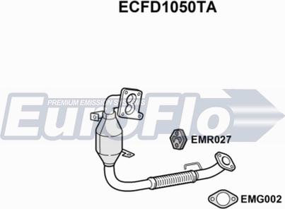 EuroFlo ECFD1050TA - Katalizators autodraugiem.lv