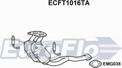 EuroFlo ECFT1016TA - Katalizators autodraugiem.lv