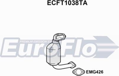 EuroFlo ECFT1038TA - Katalizators autodraugiem.lv