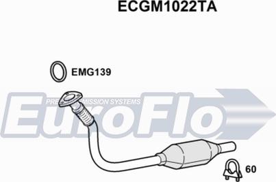 EuroFlo ECGM1022TA - Katalizators autodraugiem.lv