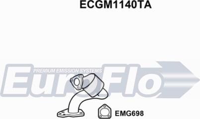 EuroFlo ECGM1140TA - Katalizators autodraugiem.lv