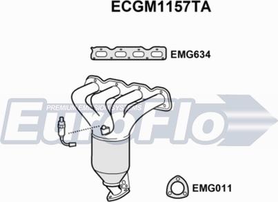 EuroFlo ECGM1157TA - Katalizators autodraugiem.lv