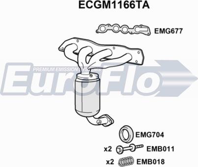 EuroFlo ECGM1166TA - Katalizators autodraugiem.lv