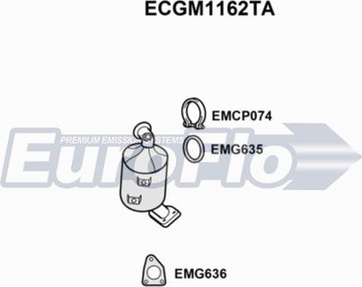 EuroFlo ECGM1162TA - Katalizators autodraugiem.lv