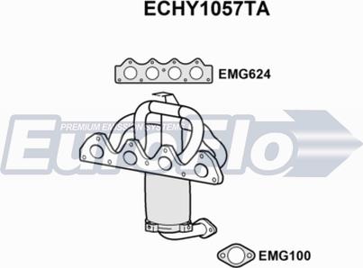 EuroFlo ECHY1057TA - Katalizators autodraugiem.lv