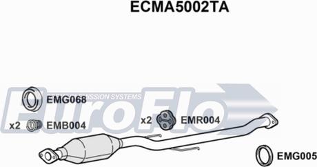 EuroFlo ECMA5002TA - Katalizators autodraugiem.lv