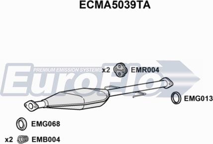 EuroFlo ECMA5039TA - Katalizators autodraugiem.lv
