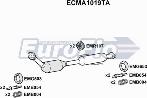 EuroFlo ECMA1019TA - Katalizators autodraugiem.lv