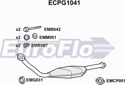 EuroFlo ECPG1041 - Katalizators autodraugiem.lv