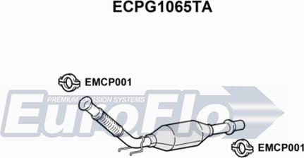 EuroFlo ECPG1065TA - Katalizators autodraugiem.lv