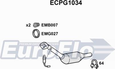 EuroFlo ECPG1034 - Katalizators autodraugiem.lv