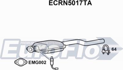 EuroFlo ECRN5017TA - Katalizators autodraugiem.lv